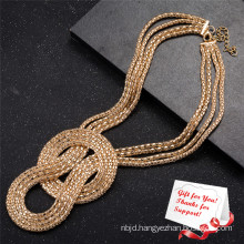 Special Design Golden Luxurious Sparkling Jewelry Necklace Gifts